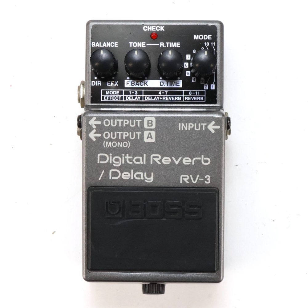 【中古】 デジタルリバーブ ディレイ エフェクター BOSS RV-3 Digital Reverb Delay ボス ギターエフェクター