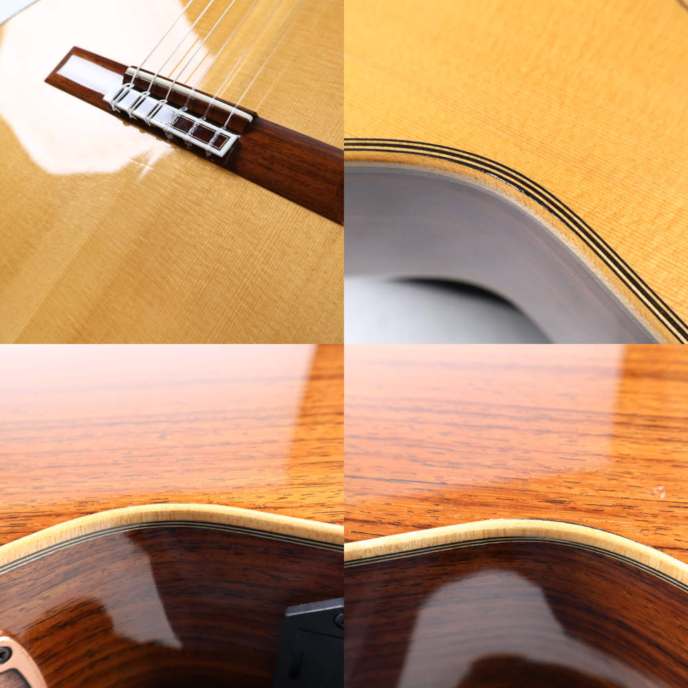 【中古】 クラシックギター エレガット Asturias Recording Rose S 2006年製 アストリアス レコーディングローズ L.R. Baggsピックアップ搭載 スプルーストップ ローズウッドバック&サイド 傷