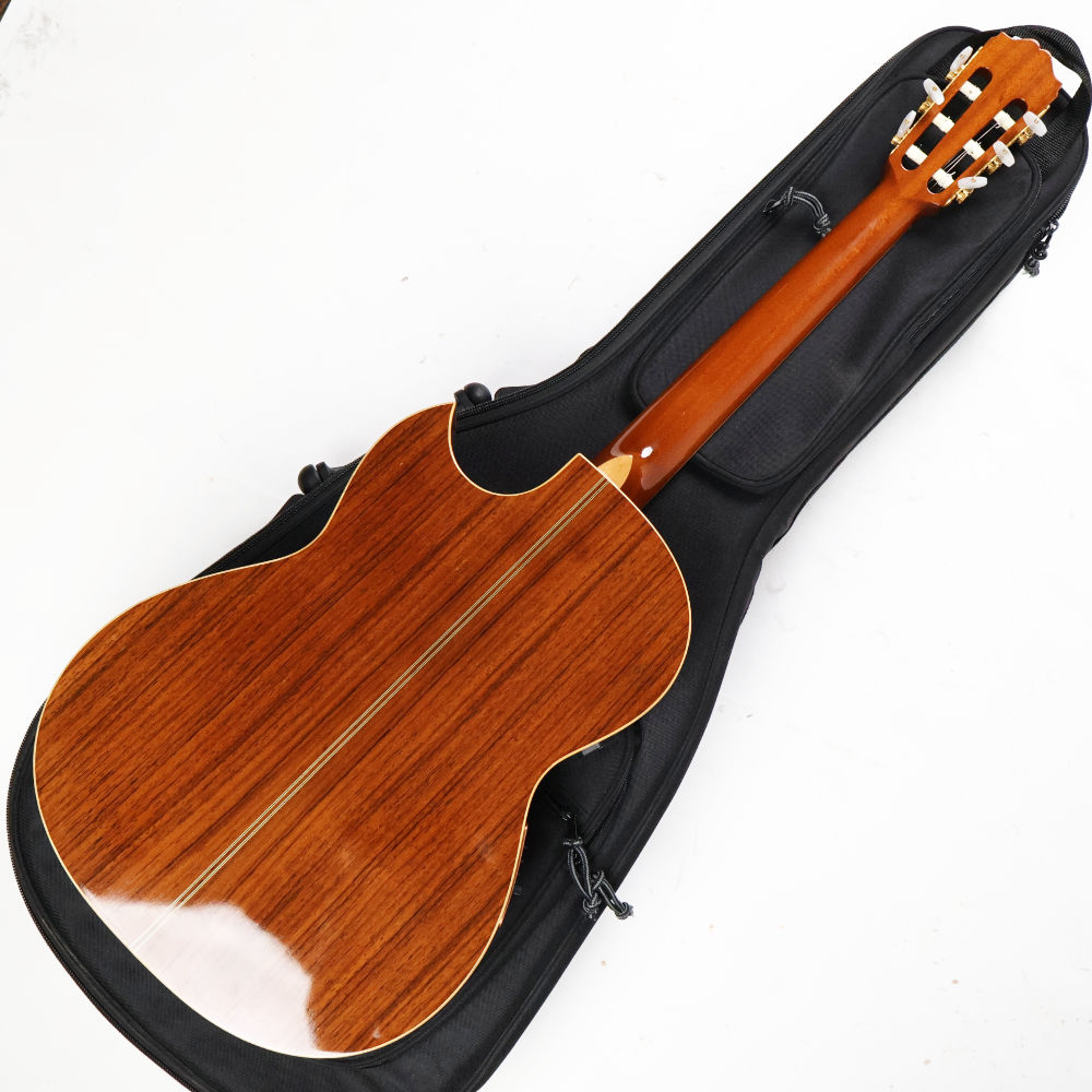 【中古】 クラシックギター エレガット Asturias Recording Rose S 2006年製 アストリアス レコーディングローズ L.R. Baggsピックアップ搭載 スプルーストップ ローズウッドバック&サイド ボディバック画像