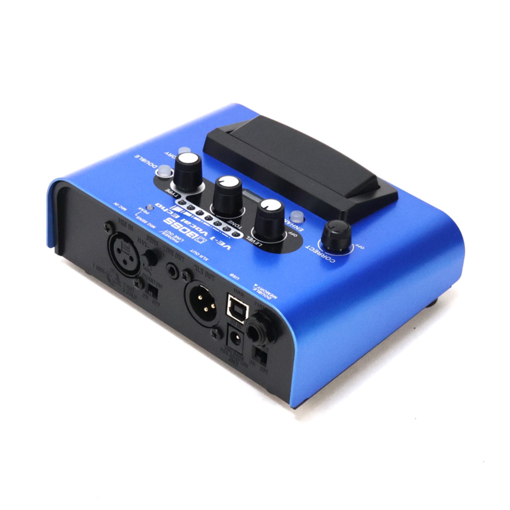 【中古】 BOSS VE-1 Vocal Echo ボーカル用ハーモニーエフェクター リア斜めアングル画像
