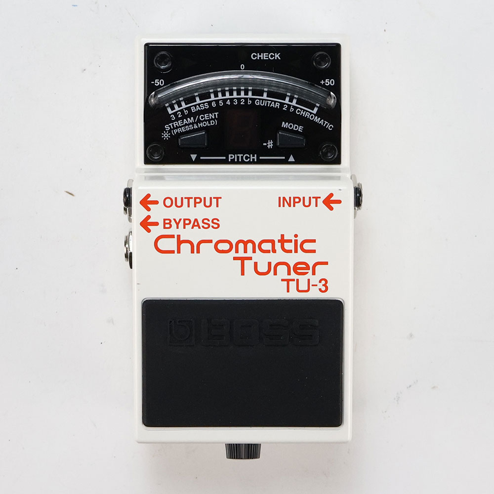 【中古】 クロマチックチューナー BOSS TU-3 Chromatic Tuner 正面