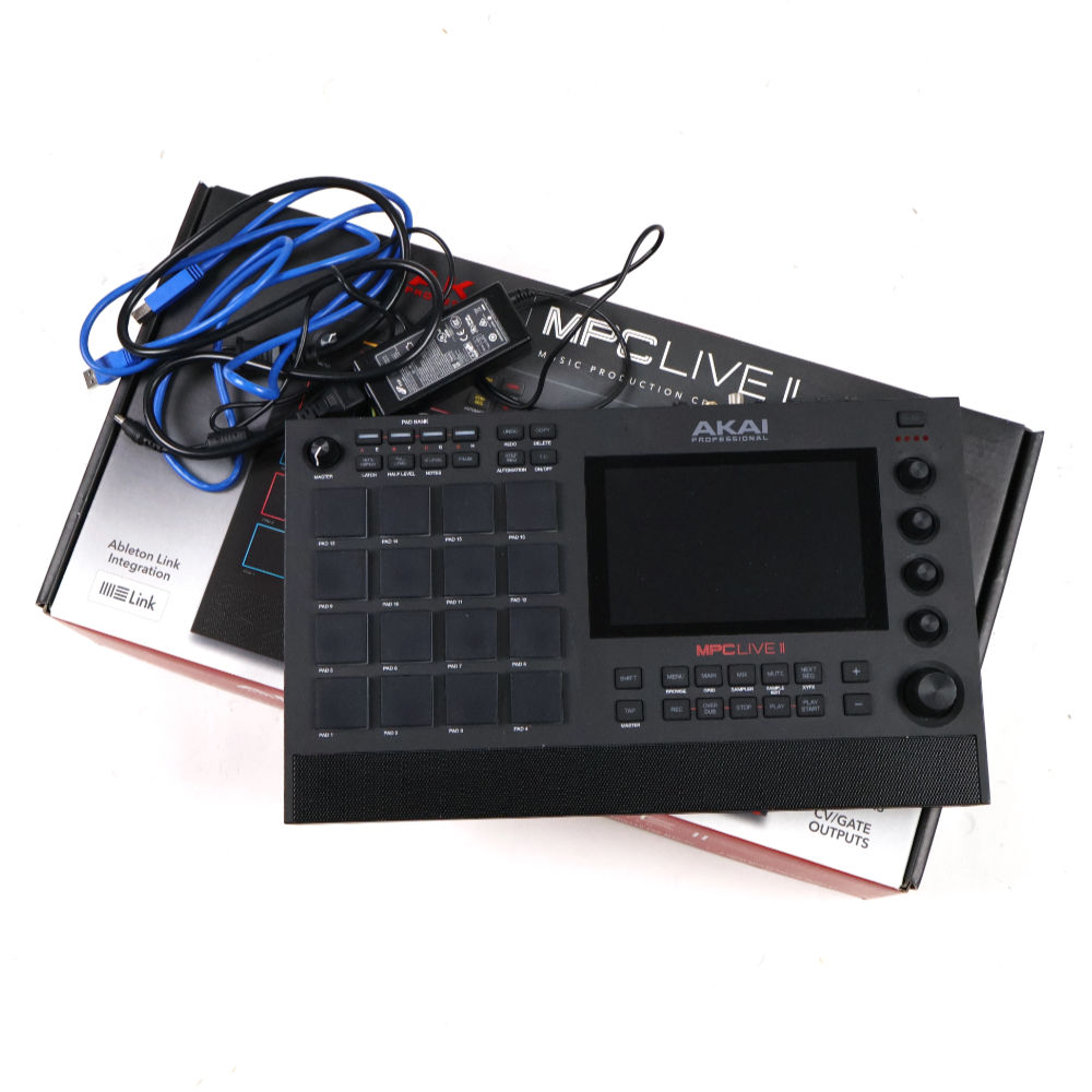 【中古】アカイ AKAI MPC LIVE II サンプラー モニタースピーカー内蔵スタンドアローンMPC