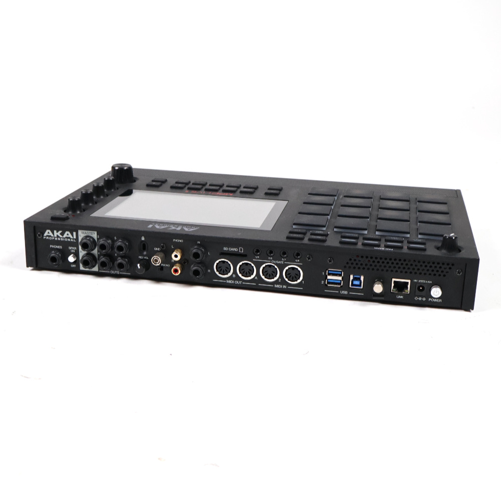 【中古】アカイ AKAI MPC LIVE II サンプラー モニタースピーカー内蔵スタンドアローンMPC リア画像