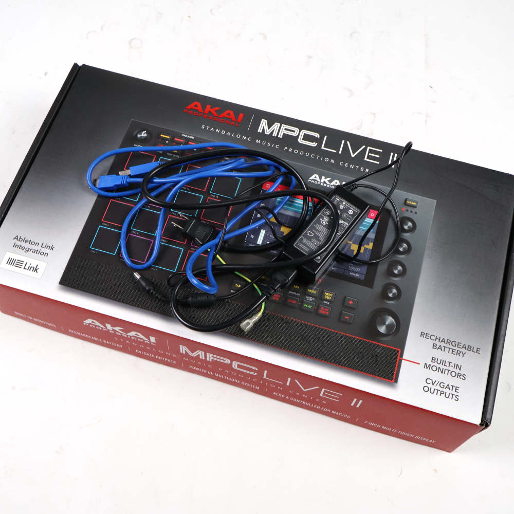 【中古】アカイ AKAI MPC LIVE II サンプラー モニタースピーカー内蔵スタンドアローンMPC 付属品画像
