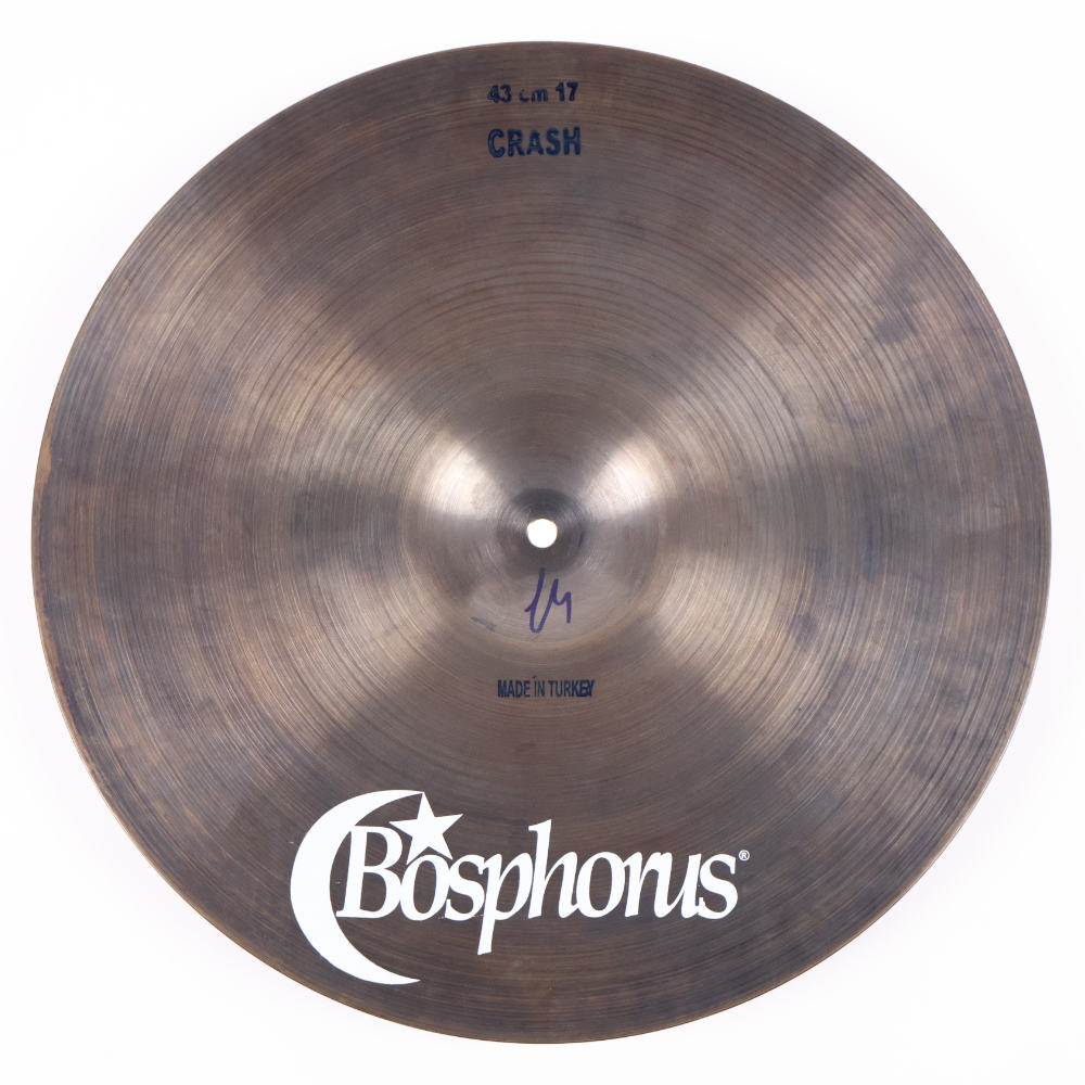 【中古】 クラッシュシンバル ボスフォラスシンバル Bosphorus Cymbals 20th Anniversary Series CRASH 17インチ 本体画像 裏 