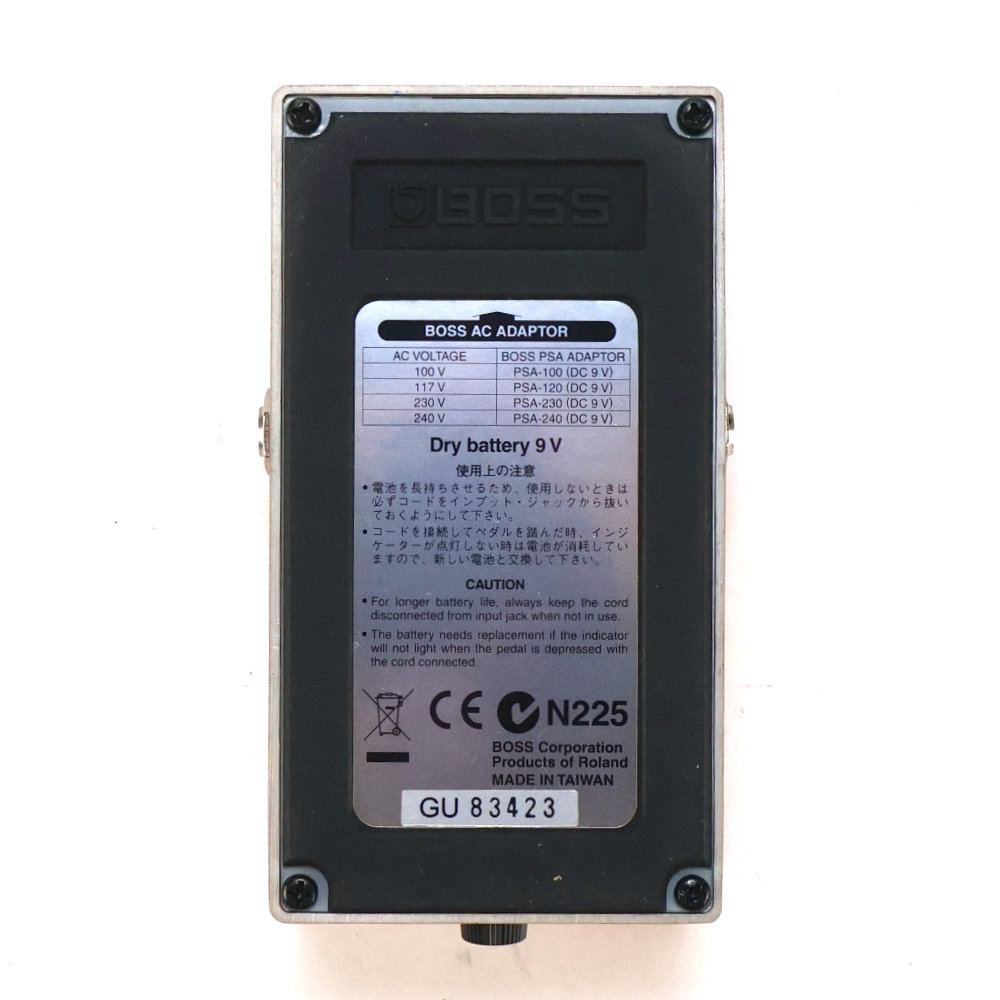 【中古】ディストーション エフェクター BOSS DS-1 Distortion ギターエフェクター ボトム画像