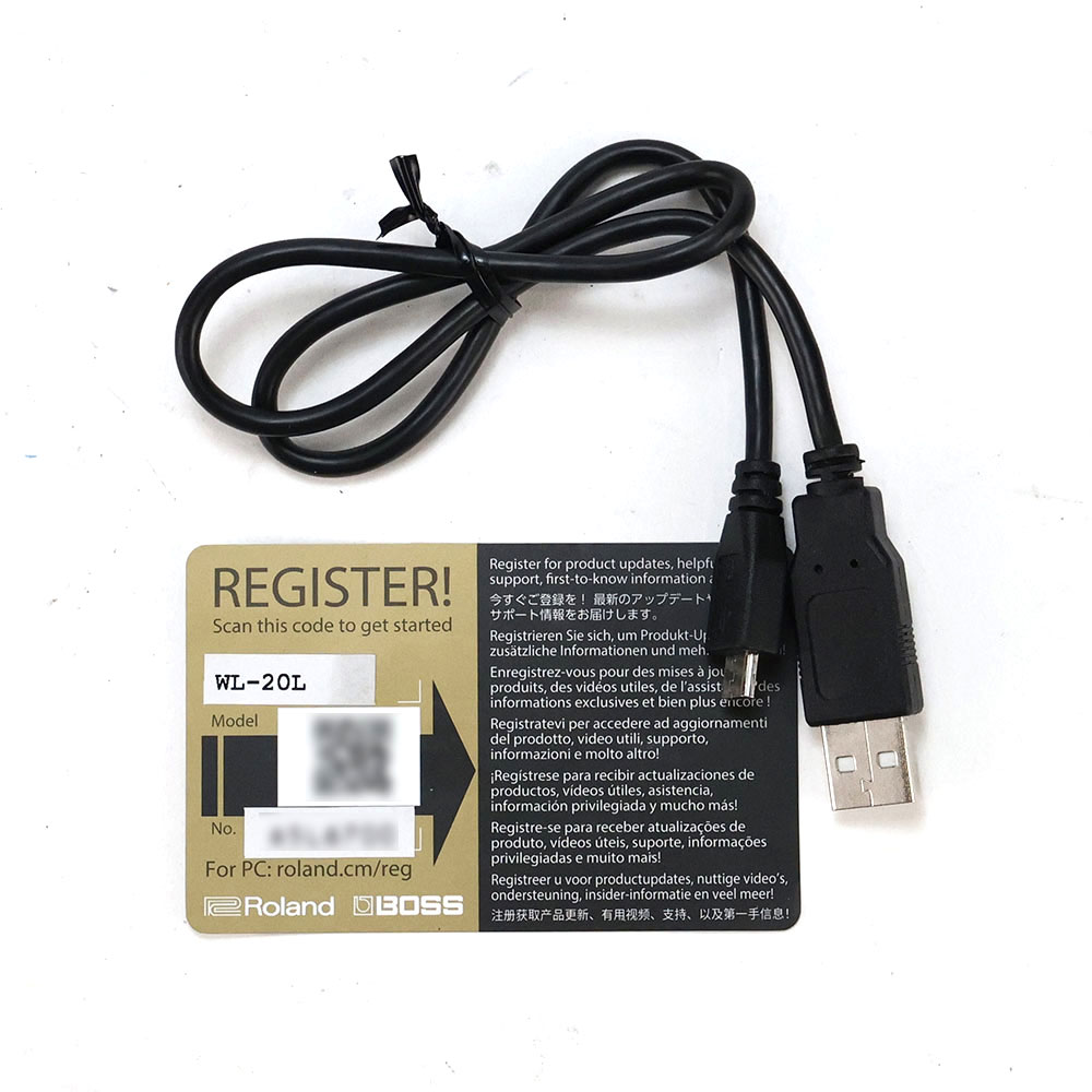 【中古】 BOSS WL-20L Wireless System ギターワイヤレスシステム 付属品画像