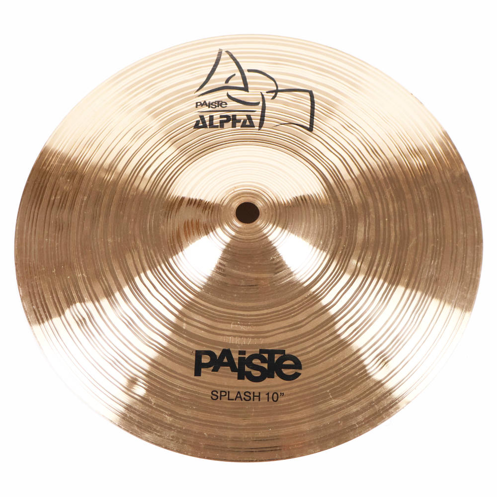 【中古】 スプラッシュシンバル パイステ PAISTE ALPHA Thin Splash 10インチ