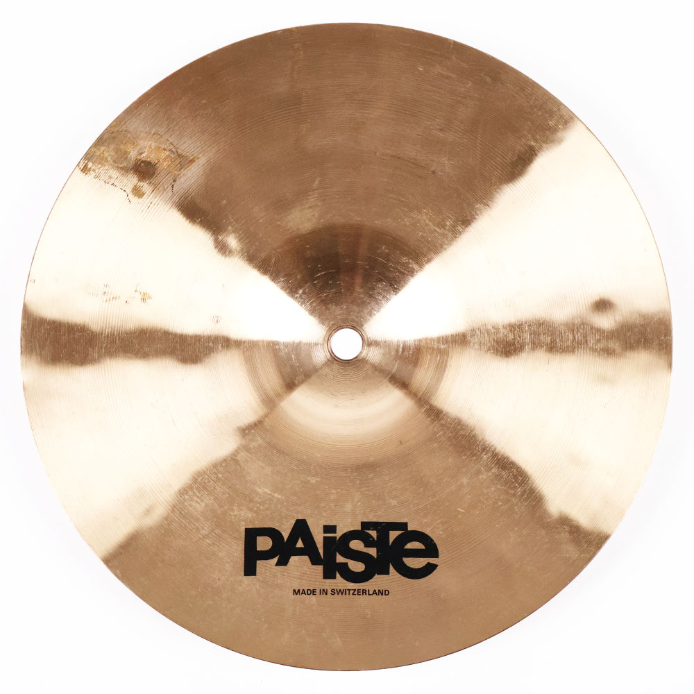 【中古】 スプラッシュシンバル パイステ PAISTE ALPHA Thin Splash 10インチ 本体画像 裏 