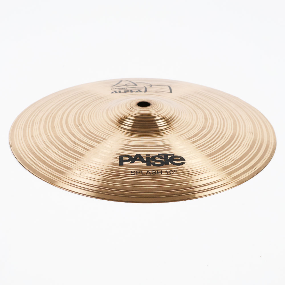 【中古】 スプラッシュシンバル パイステ PAISTE ALPHA Thin Splash 10インチ 本体画像 斜め 