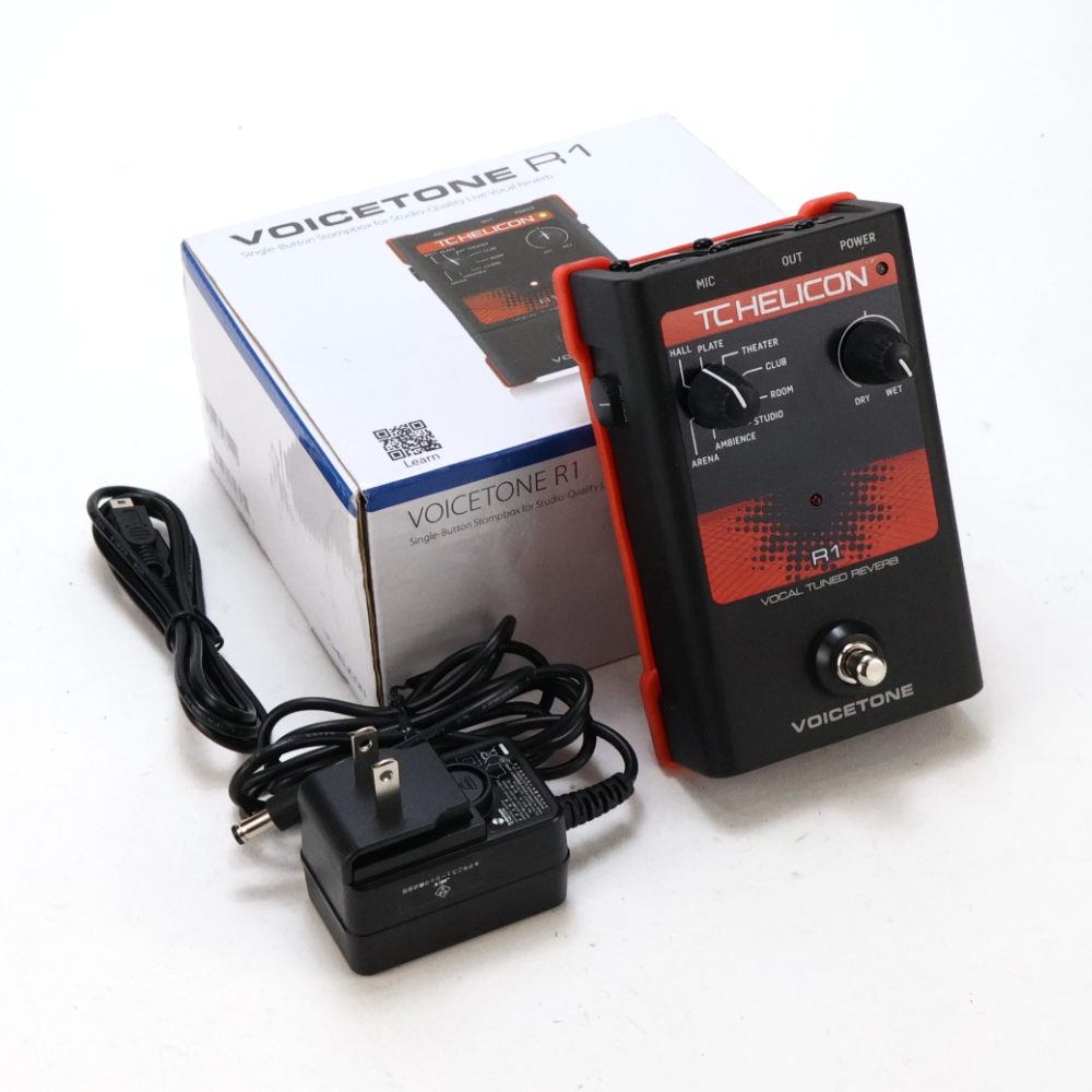 【中古】 リバーブエフェクター ボイストーン TC-HELICON VoiceTone R1 ボーカル用エフェクター