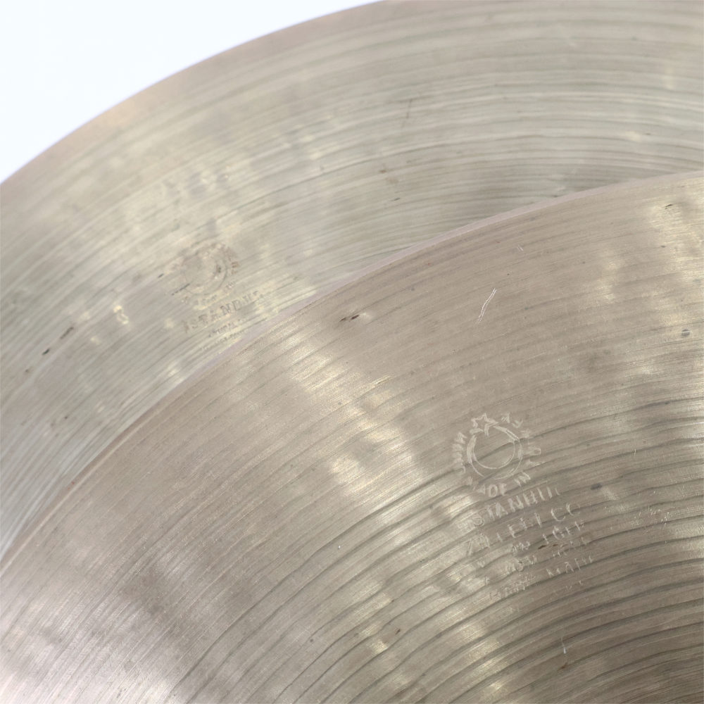 【中古】 ハイハットシンバル ペア イスタンブール メメット istanbul Mehmet Regular（TOP） Heavy（BOTTON）HI-HATS 14インチ ペア 詳細画像