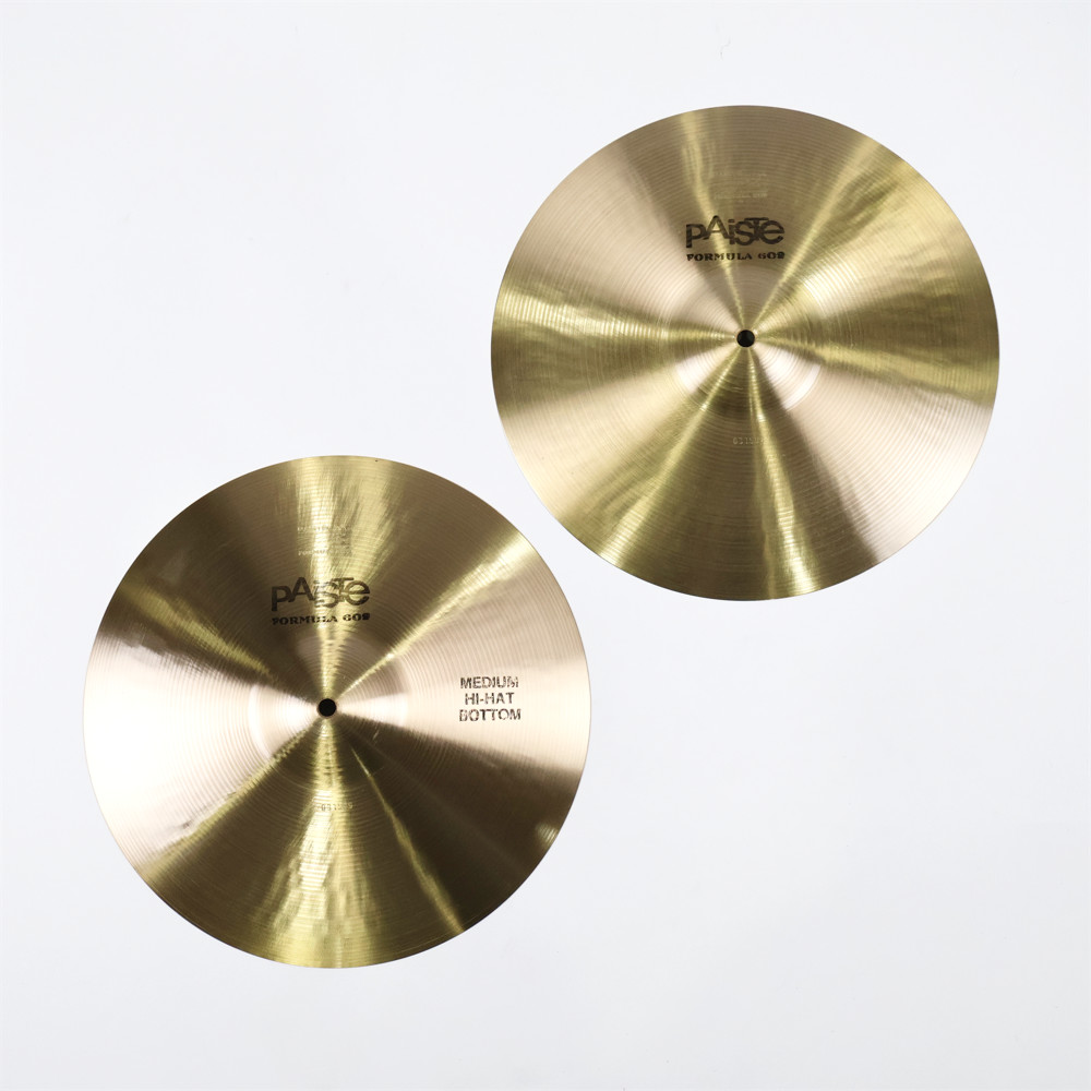 【中古】 ハイハットシンバル ペア パイステ PAISTE Formula 602 MEDIUM HI-HAT 14インチ ペア 1980s ビンテージシンバル