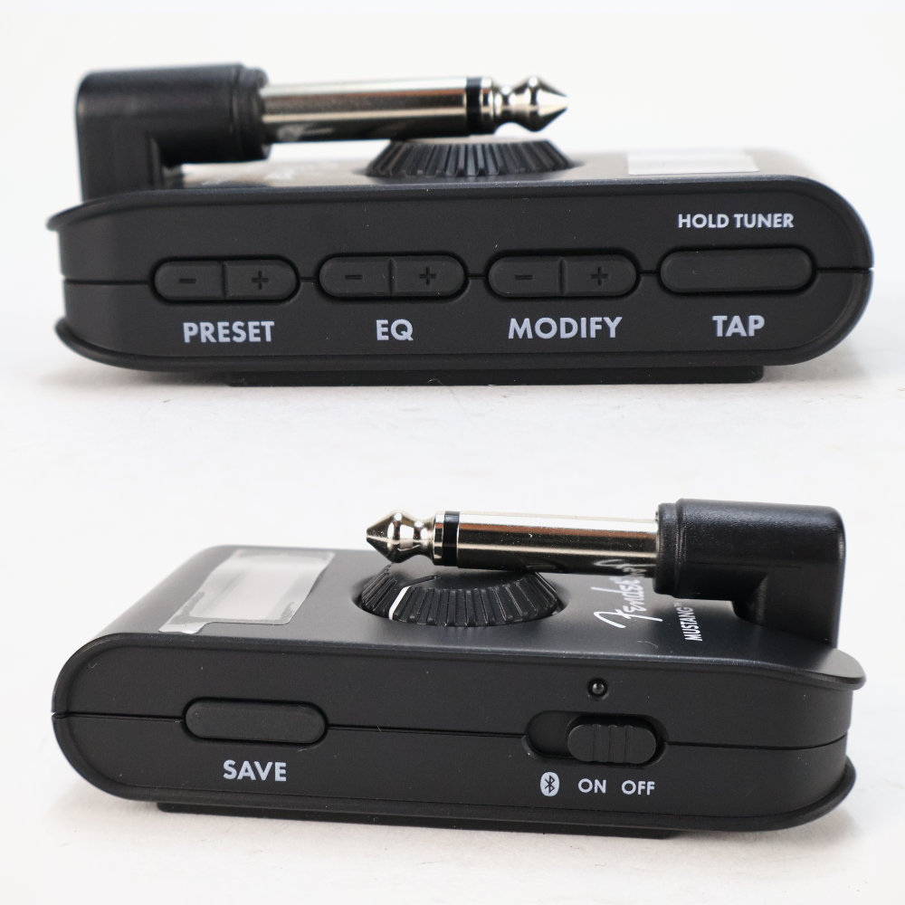 【中古】 Fender フェンダー Mustang Micro Plus ヘッドホンアンプ ギターアンプ ベースアンプ 本体画像 横 