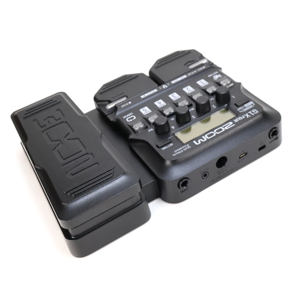 【中古】 ギターマルチエフェクター ZOOM G1X FOUR リア斜めアングル画像