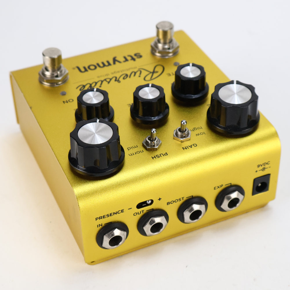 【中古】 オーバードライブ ストライモン strymon Riverside マルチステージドライブ 本体画像 斜め 