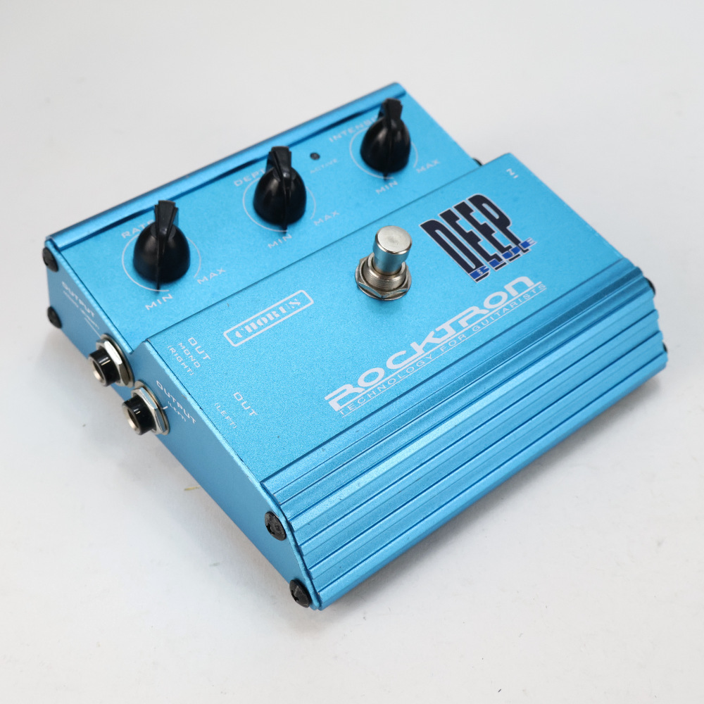 【中古】 ステレオコーラス ROCKTRON ロックトロン DEEP BLUE ギターエフェクター 側面
