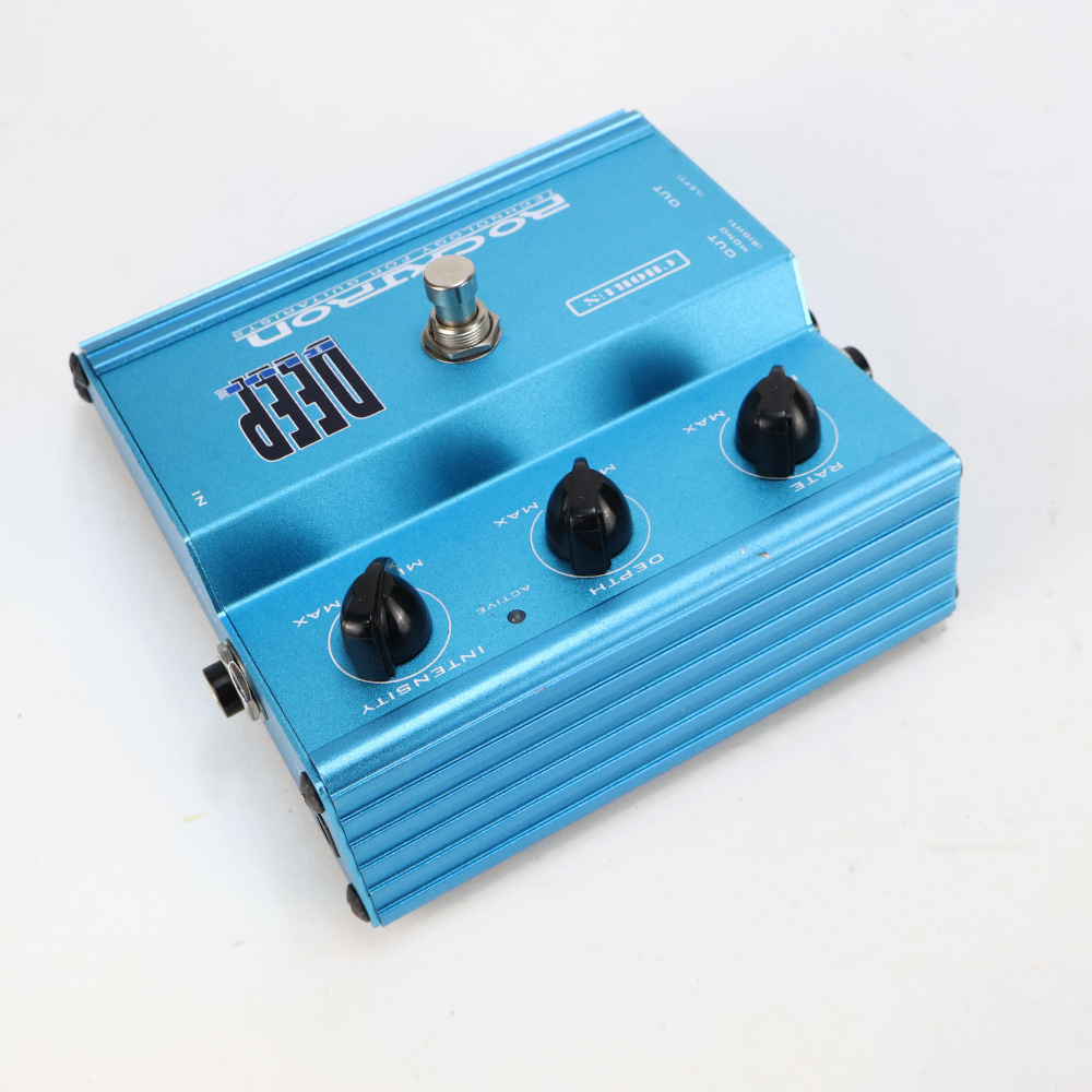 【中古】 ステレオコーラス ROCKTRON ロックトロン DEEP BLUE ギターエフェクター 側面