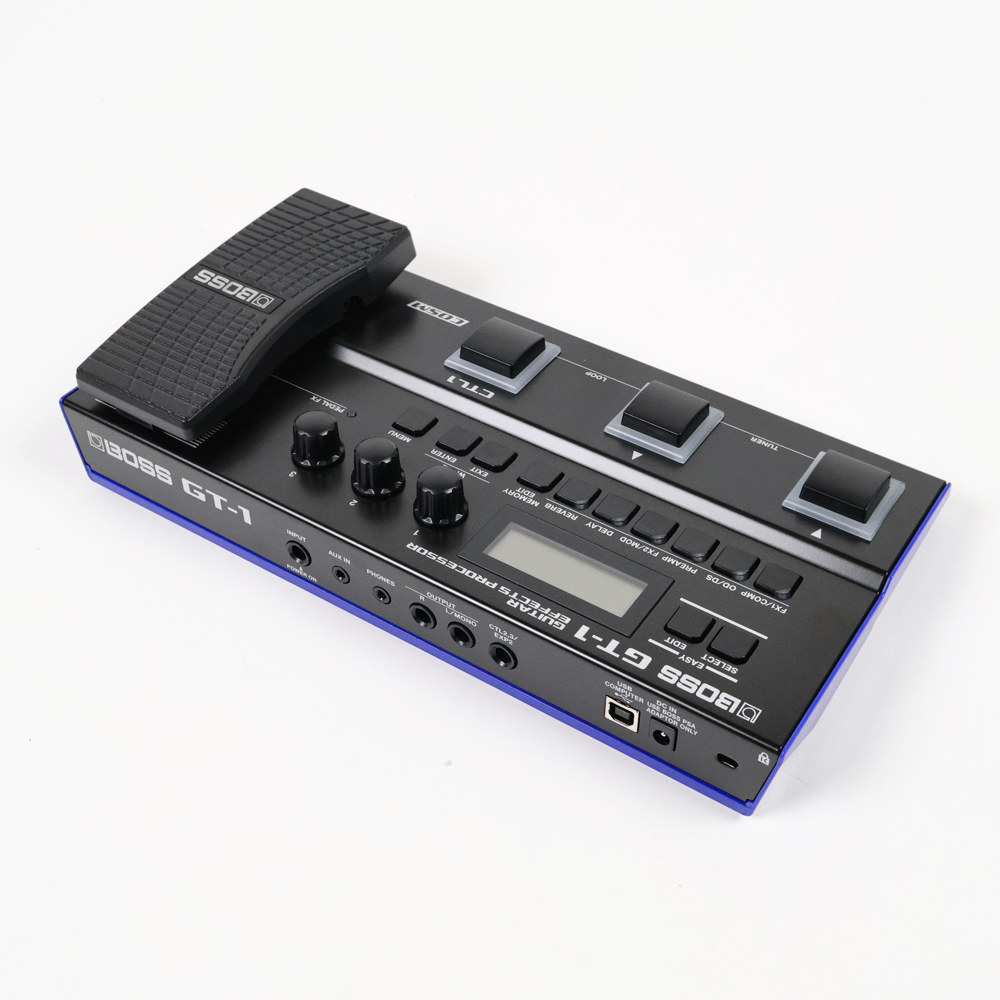 【中古】ボス マルチエフェクター BOSS GT-1 Guitar Effect Processor 側面