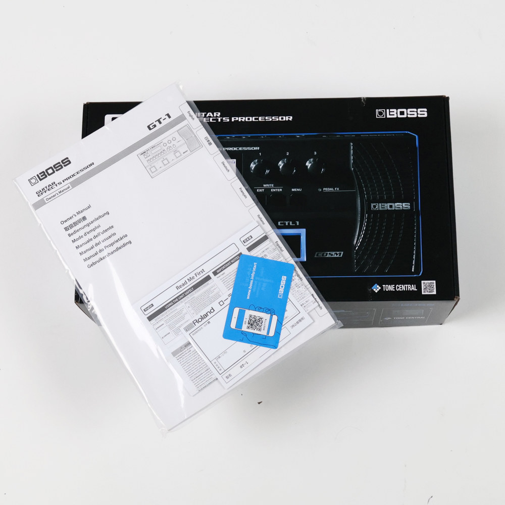 【中古】ボス マルチエフェクター BOSS GT-1 Guitar Effect Processor 付属品