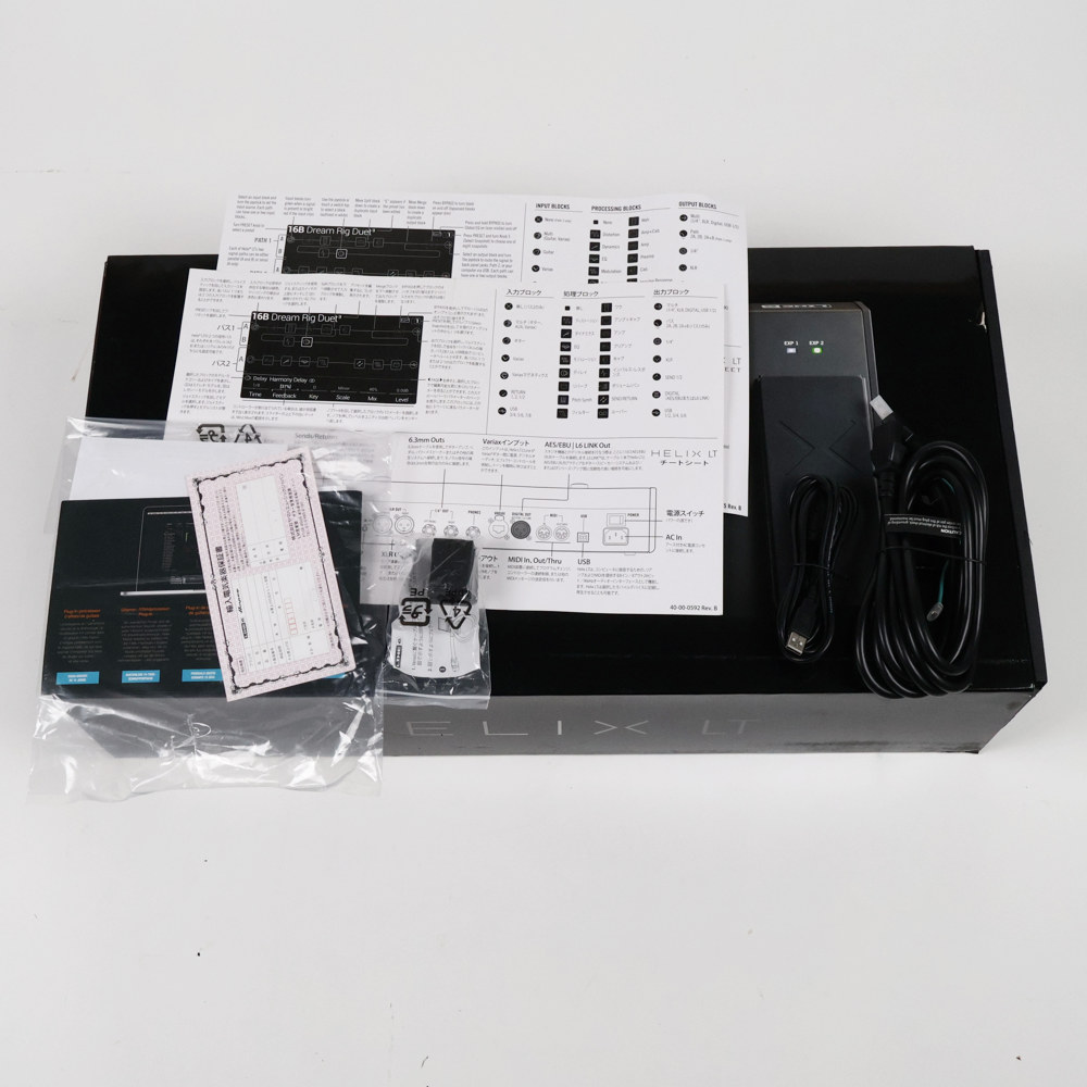 【中古】 マルチエフェクター LINE6 Helix LT マルチエフェクター/ギタープロセッサー 付属品