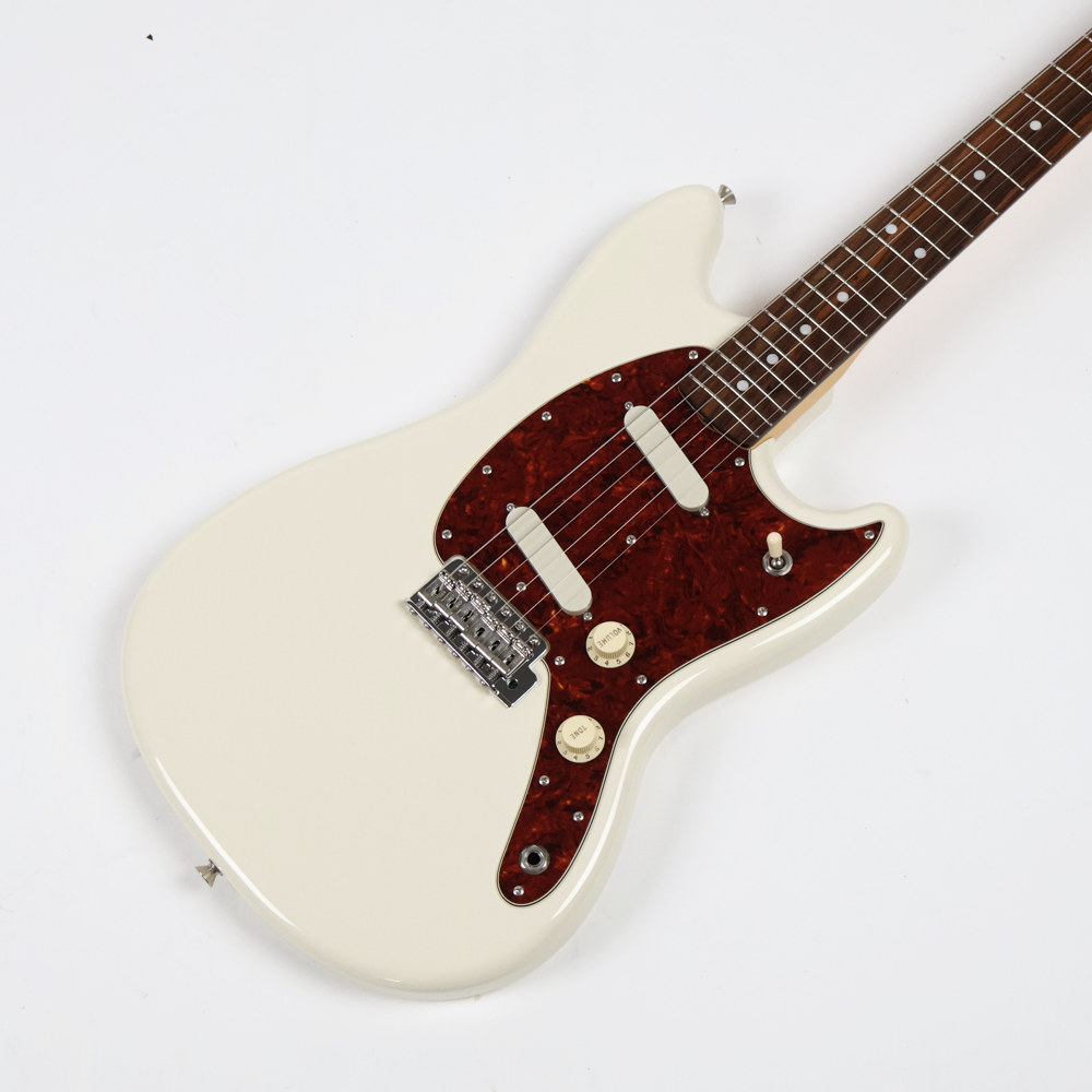 【中古】 エレキギター Fender Char Mustang Rosewood Fingerboard Olympic White Made in Japan 2025年製 日本製 フェンダー ムスタング ボディトップ
