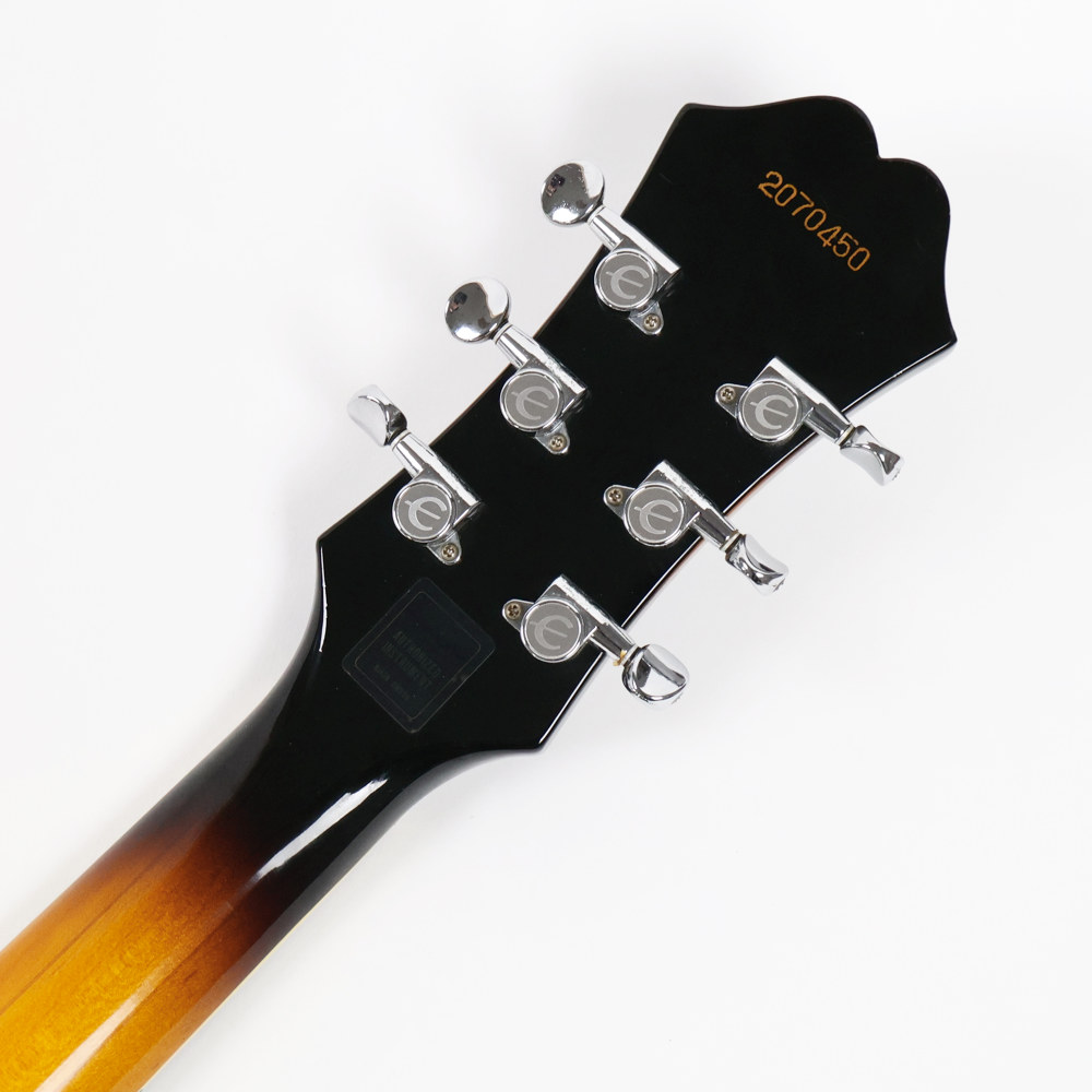 【中古】 エレキギター Epiphone Casino SB NIHON GIBSONステッカーあり ベージュラベル 1982年製 マツモク工場製 エピフォン カジノ ロッド締方向余地わずか ヘッド