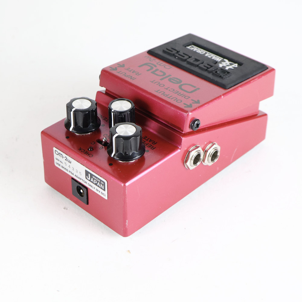 【中古】 アナログディレイ エフェクター BOSS DM-2W Delay WAZA CRAFT ギターエフェクター ディレイ 側面