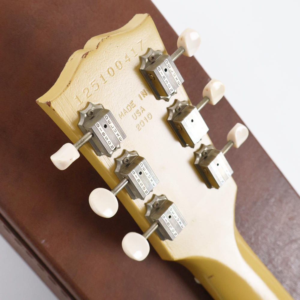 【中古】 エレキギター Gibson Les Paul Junior Worn Yellow 2010年製 ギブソン レスポールジュニア シングルカッタウェイ ヘッド裏画像