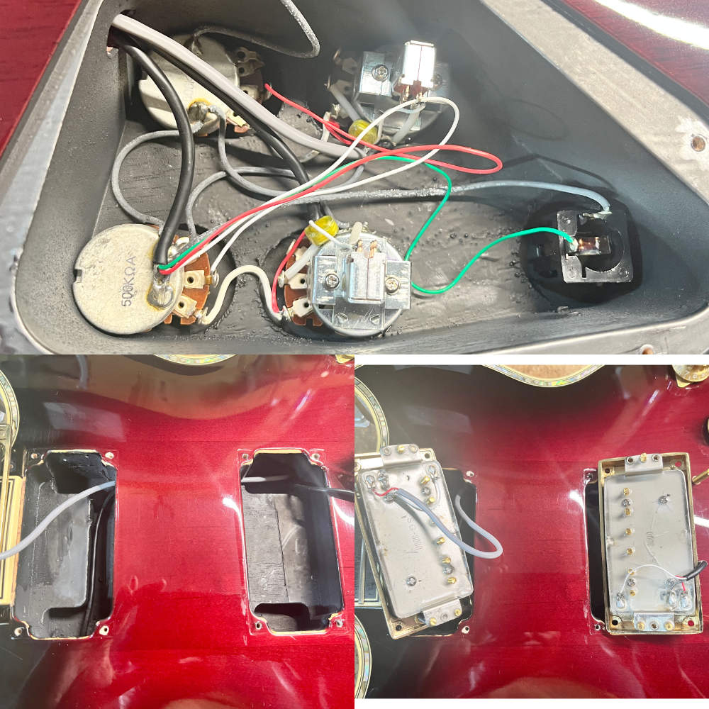 【中古】 エレキギター YAMAHA SG-3000 Wine Red 2008年製 ヤマハ SG3000 ワインレッド Custom SG3000 内部 