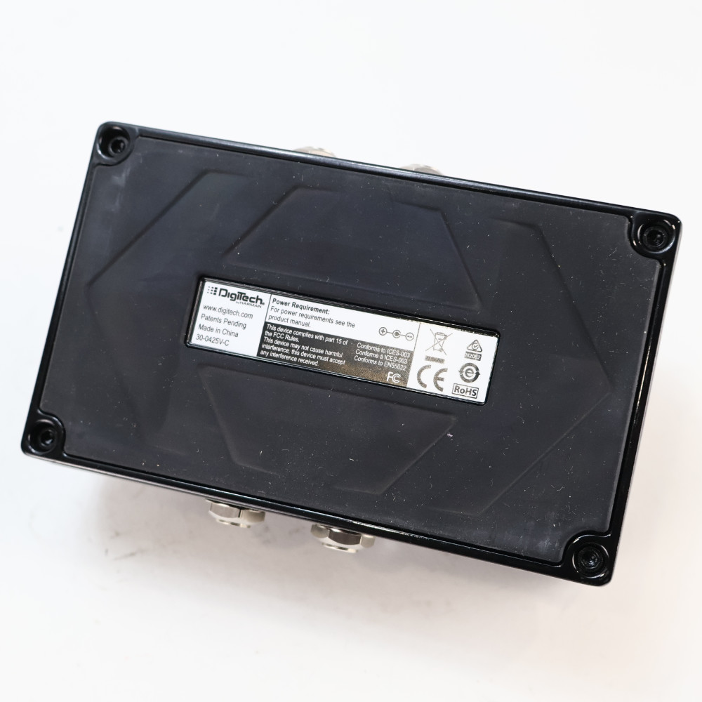 【中古】 リバーブ DIGITECH Supernatural Ambient Reverb ギターエフェクター 本体画像 裏 