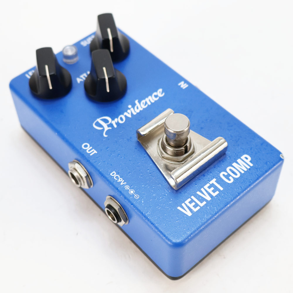 【中古】 エフェクター コンプ コンプレッサー Providence VLC-1 VELVET COMP エフェクター 本体画像 斜め 