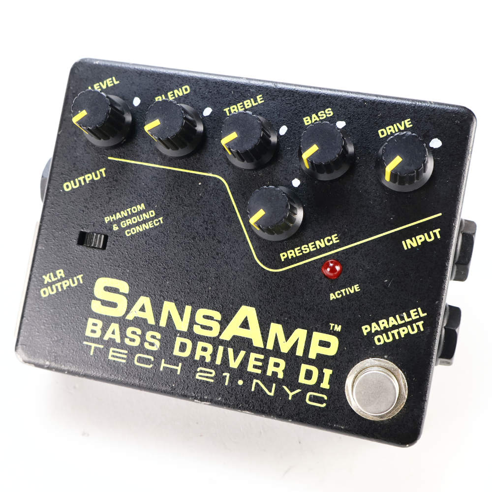 【中古】サンズアンプ ベースドライバーDI TECH21 SansAmp BASS DRIVER DI 旧仕様 前期型 ベース用DI プリアンプ