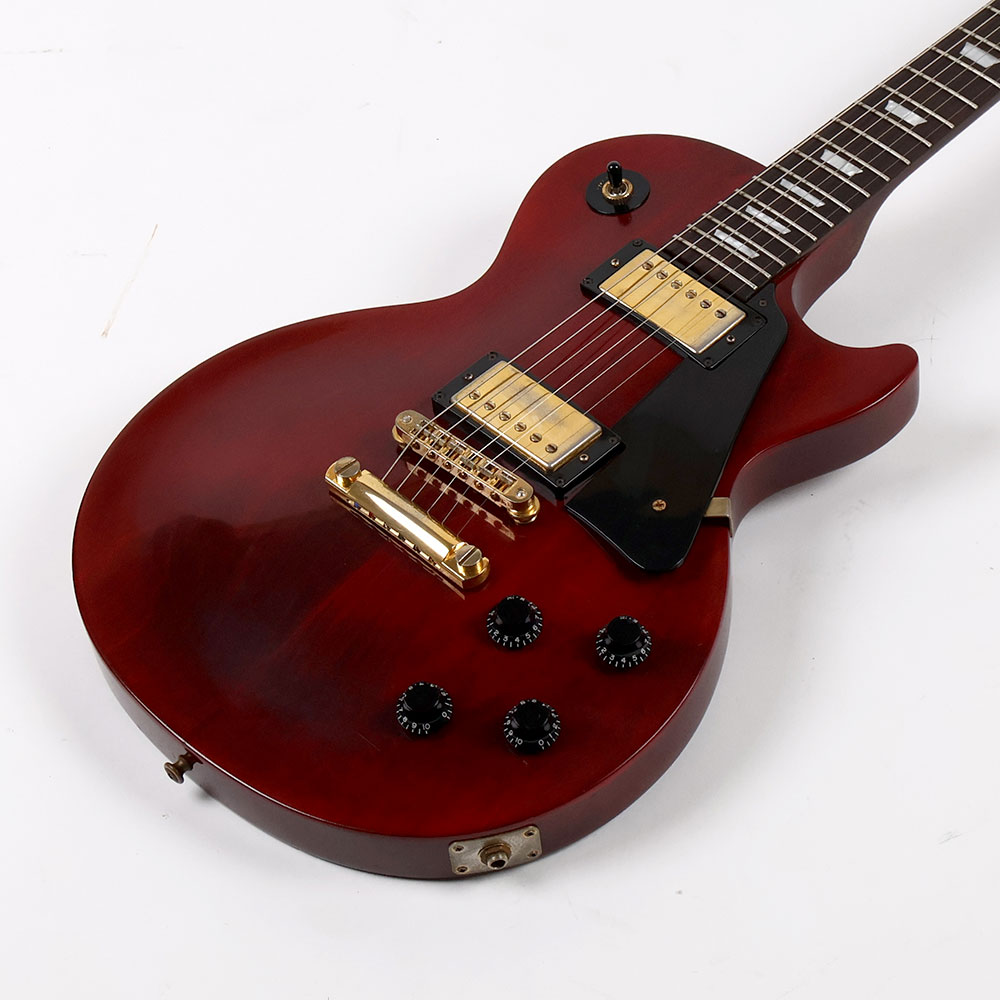 【中古】 エレキギター Gibson Les Paul Studio Wine Red Gold Hardware 2000年製 塗装傷みあり プレイヤーズコンディション ギブソン レスポールスタジオ ゴールドパーツ ボディ