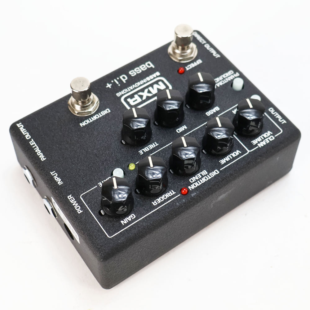 【中古】 ベース用ダイレクトボックス MXR M80 Bass D.I.＋ ベースディストーション ベースエフェクター 本体画像 斜め