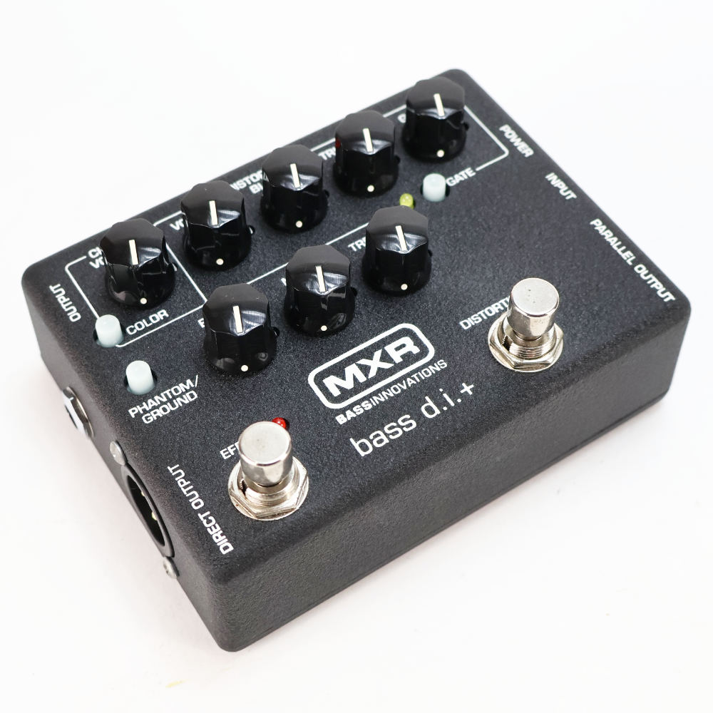 【中古】 ベース用ダイレクトボックス MXR M80 Bass D.I.＋ ベースディストーション ベースエフェクター 本体画像 斜め2
