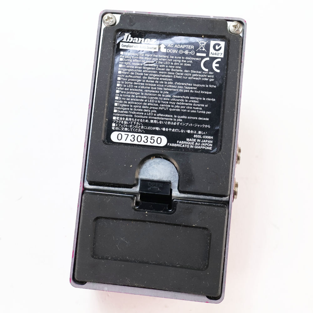 【中古】 アナログディレイ IBANEZ アイバニーズ AD9 Analog Delay Reissue ギターエフェクター 本体画像 裏 