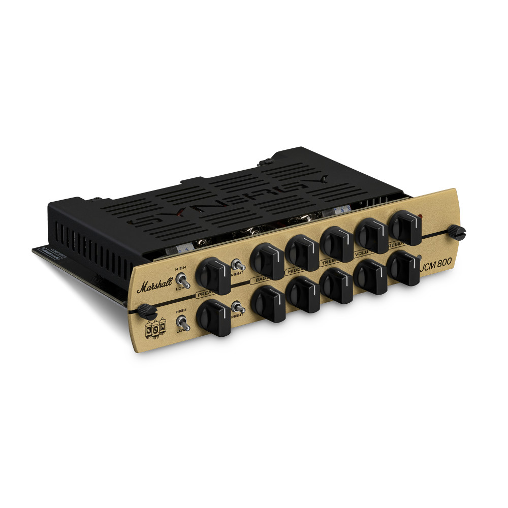 SYNERGY AMPS シナジーアンプ MARSHALL JCM 800 プリアンプモジュール 斜めアングル画像