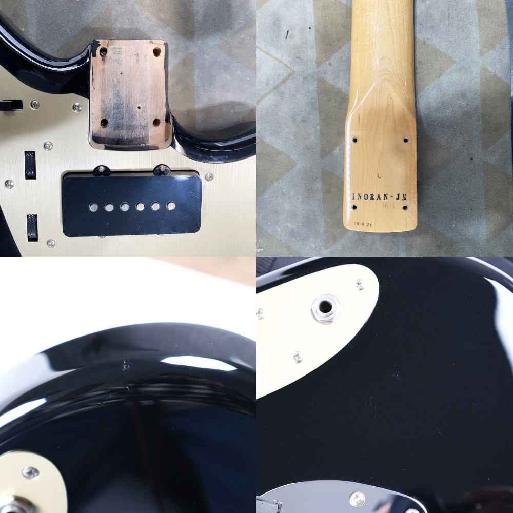 【中古】 エレキギター Fender Inoran Jazzmaster Rosewood Fingerboard Black 2019年製 フェンダー イノラン ジャズマスター 内部 傷