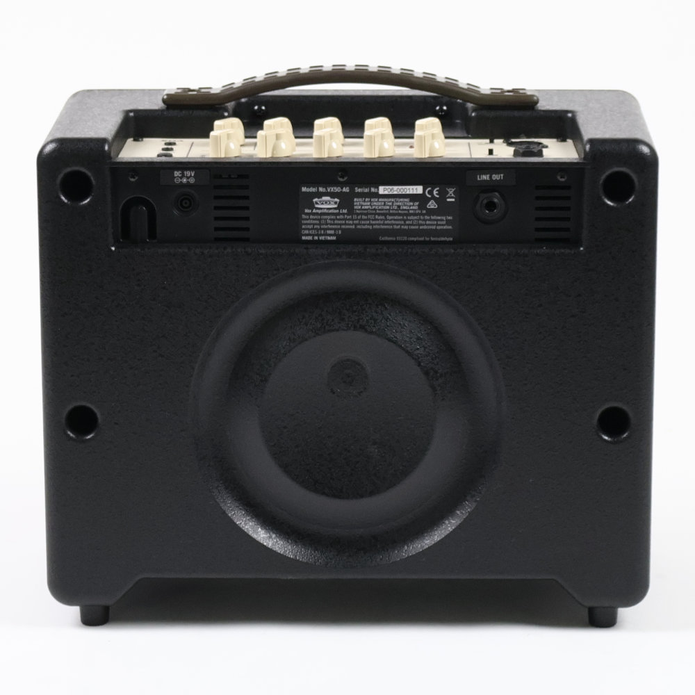 【中古】 VOX VX50-AG 小型アコースティックギターアンプ 背面