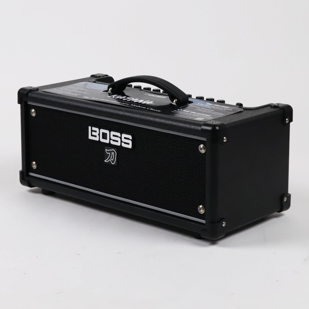 【中古】 ギターアンプ ヘッド BOSS KTN-HEAD 3 KATANA-HEAD GEN 3 カタナアンプ 第三世代 練習用スピーカー搭載 正面