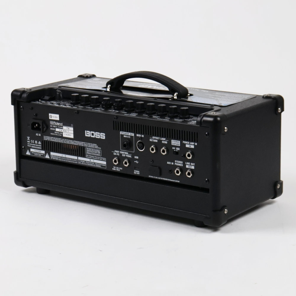 【中古】 ギターアンプ ヘッド BOSS KTN-HEAD 3 KATANA-HEAD GEN 3 カタナアンプ 第三世代 練習用スピーカー搭載 背面