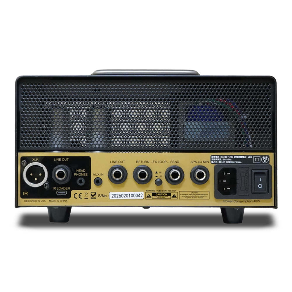 Winzz Guitars ウィンズギターズ Revival IR Lead Burner ギターアンプヘッド フロント画像