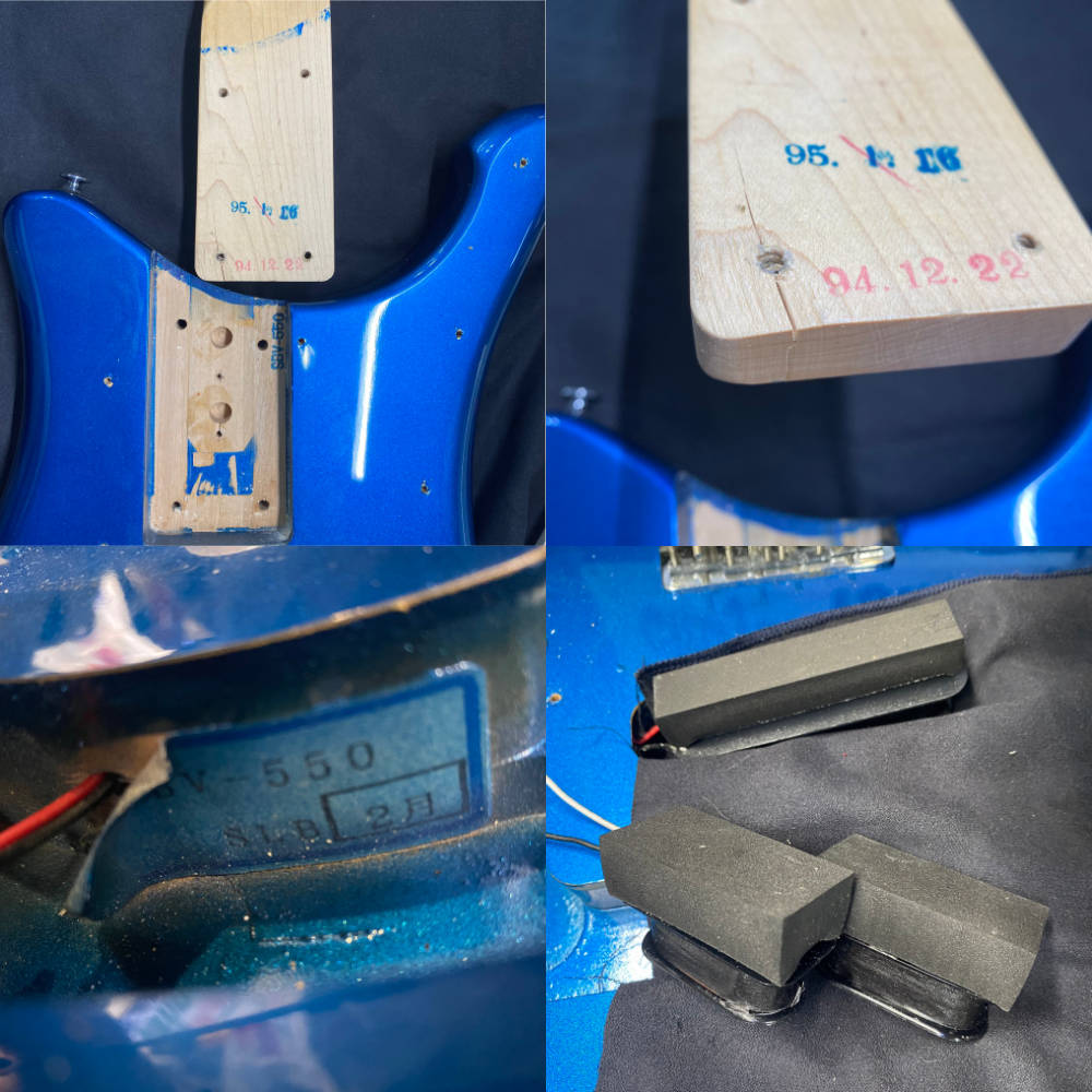 【中古】 エレキベース YAMAHA SBV550 Shelby Blue ヤマハ SBV シェルビーブルー 詳細画像