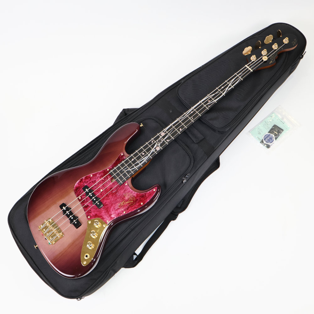 【中古】 エレキベース MOMOSE MJ-KYOZAKURA SP’24/E YZP-VGR 京都府産の桜材を使用したJBスタイル モモセ 2024年製