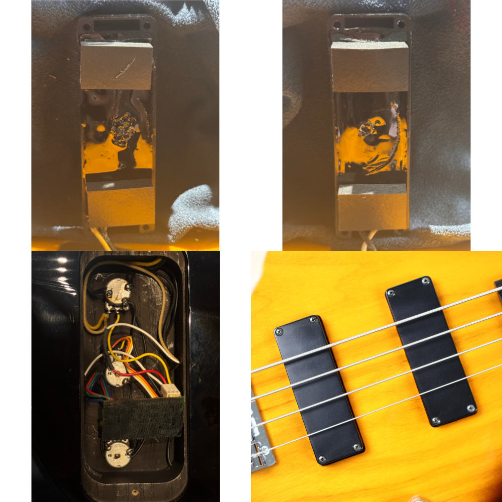 【中古】ESP J-TVB-V Tobacco Sunburst J Signature Model エレキベース Jシグネチャーモデル 詳細画像