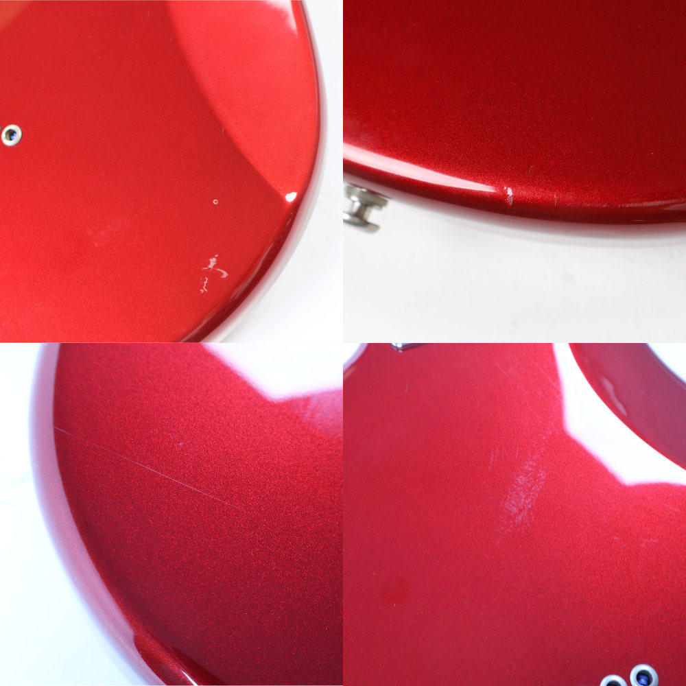 【中古】 Music Man ミュージックマン Silhouette HSH Candy Red Maple 2000年製 シルエット ハードテイル仕様 エレキギター 詳細画像