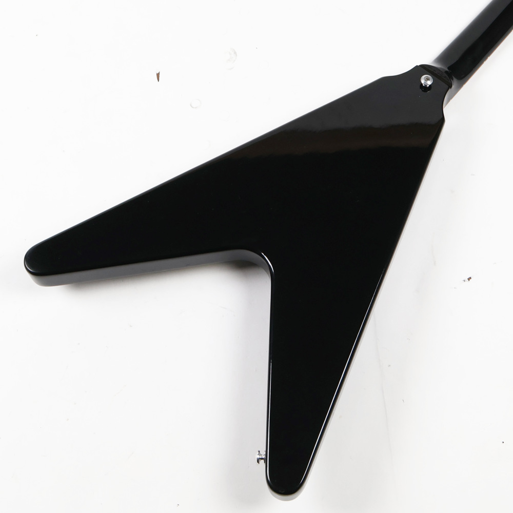 【中古】 エレキギター Gibson Flying V 2017 T with Dirty Fingers Ebony 2016年製 ギブソン フライングV ダーティーフィンガーピックアップ搭載 ボディバック