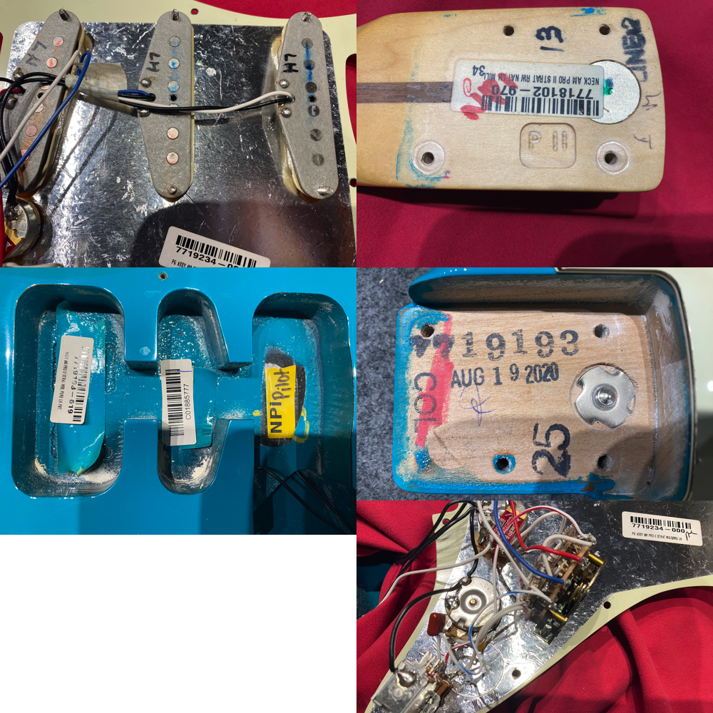 【中古】 エレキギター 左利き用 Fender American Professional II Stratocaster Left-Hand Rosewood Fingerboard Miami Blue 2020年製 Lefty フェンダー アメリカンプロフェッショナルストラキャスター キャビティー