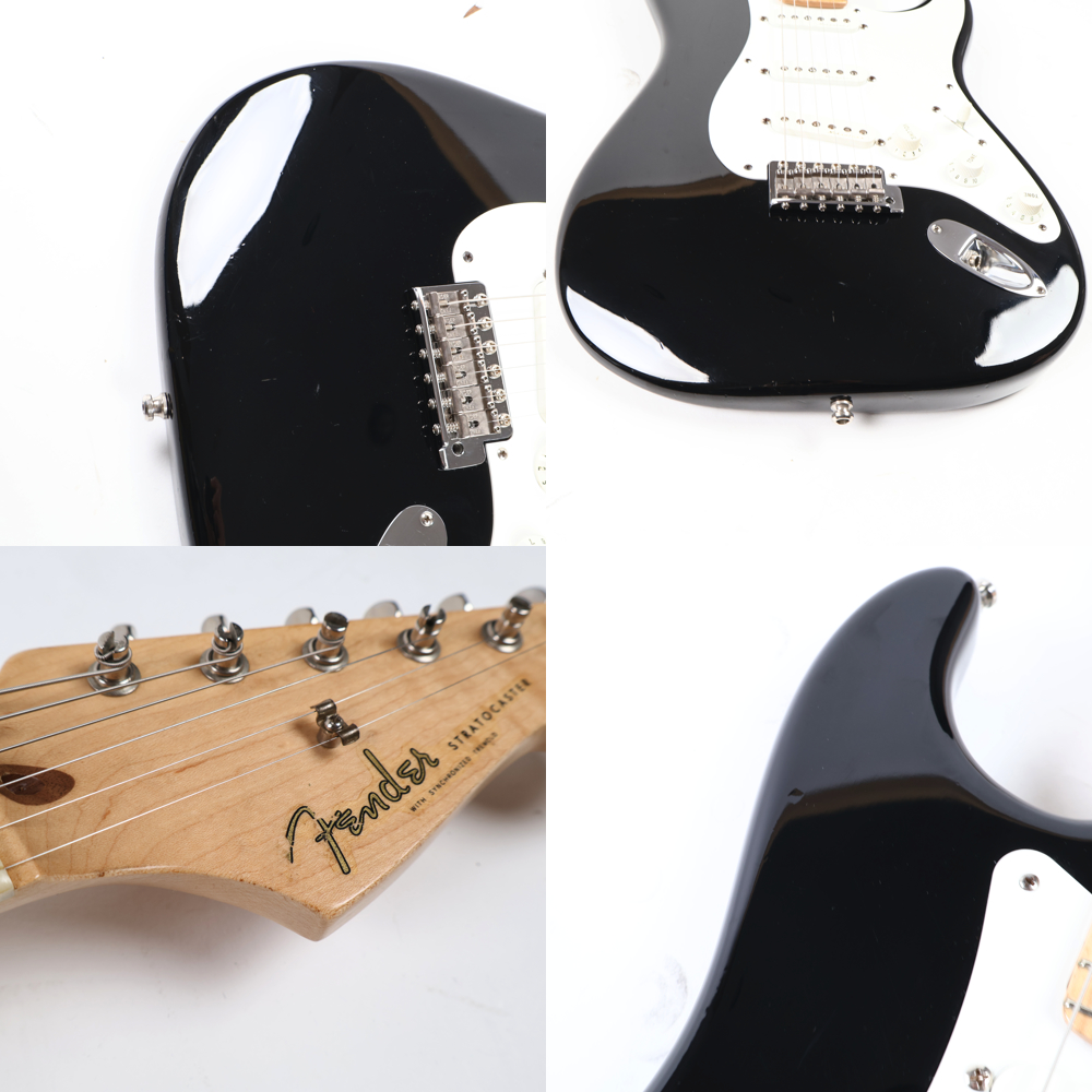 【中古】 エレキギター Fender Eric Clapton Stratocaster Maple Fingerboard Black 2007年製 Blackie フェンダー エリック・クラプトン ストラトキャスター Vintage Noiselessピックアップ搭載 ブラッキー 傷
